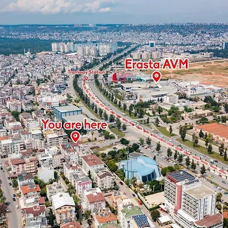 Merkezi, şık, Denize 3 Km Kültür Kafeler Cad. 2 Dk '13' *